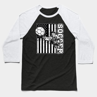 USA Soccer Player Baseball T-Shirt